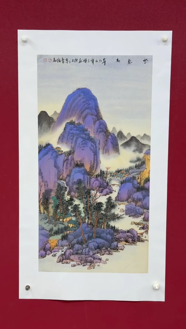 国画国画绘画山水花鸟