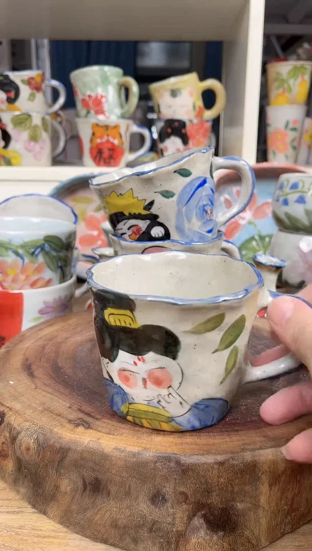 【闪购商品】手绘高温釉下彩陶瓷