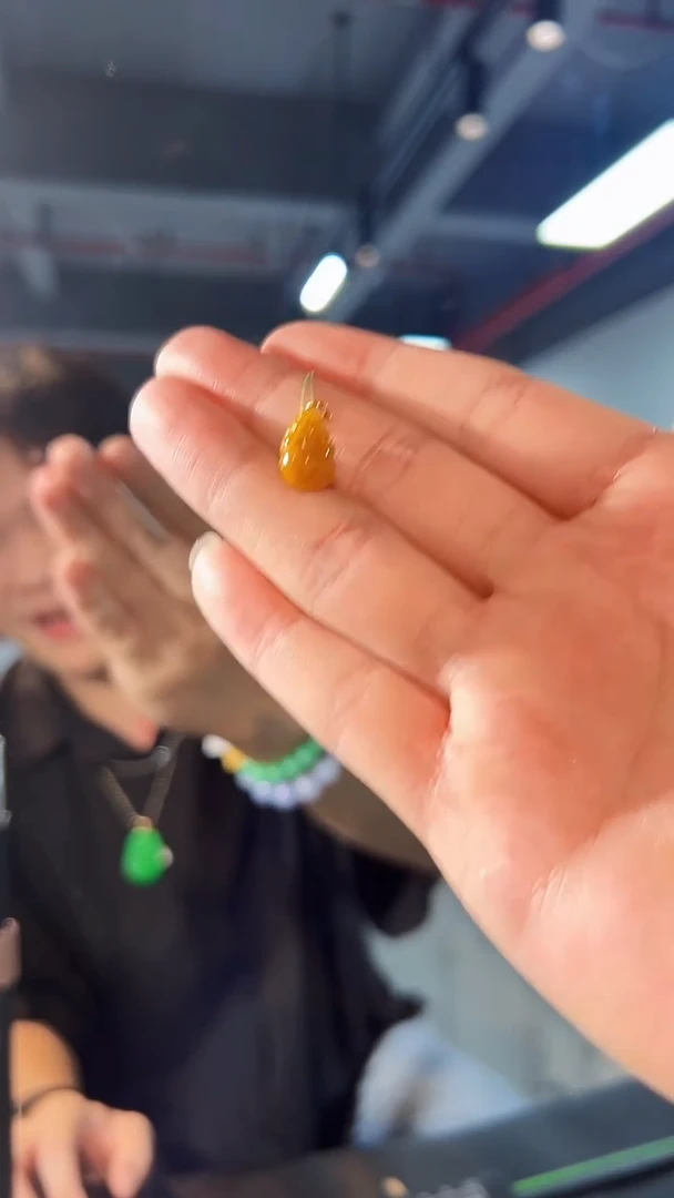 【闪购商品】翡翠18K金镶嵌颈饰缅料A货/支持复检/一件