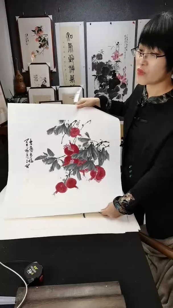 吉庆多福48*48cm