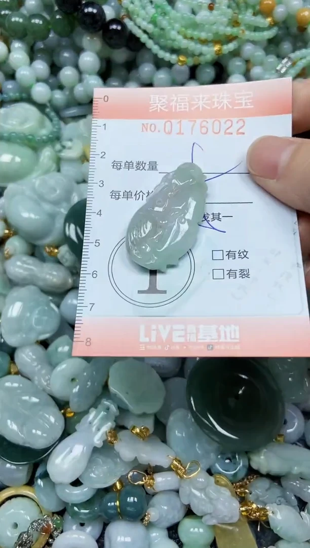翡翠未镶嵌颈饰闪购0176022