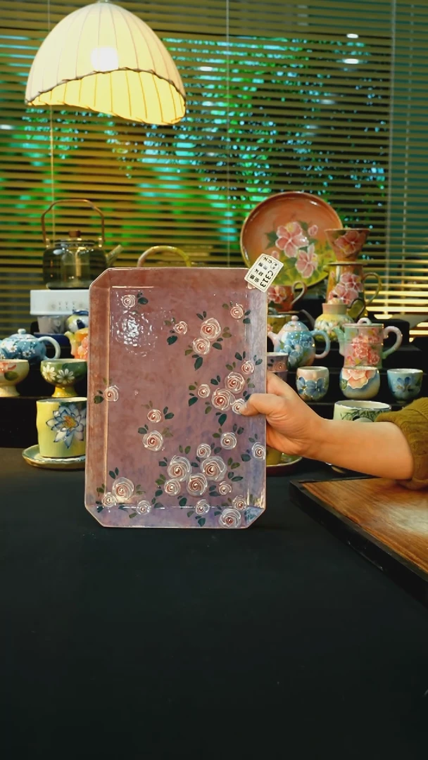 【闪购商品】杯手绘心瓷陶瓷浮力微瑕