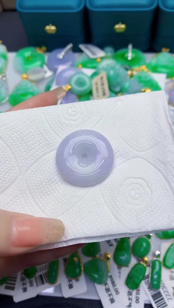 颈饰未镶嵌翡翠缅甸天然翡翠A货