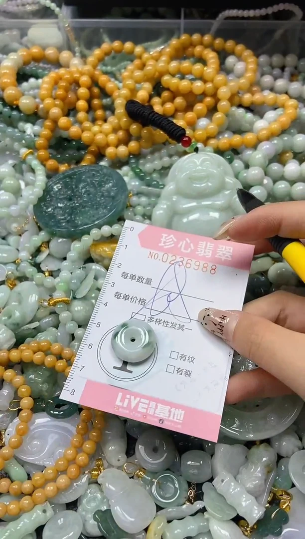 翡翠未镶嵌颈饰闪购0236988