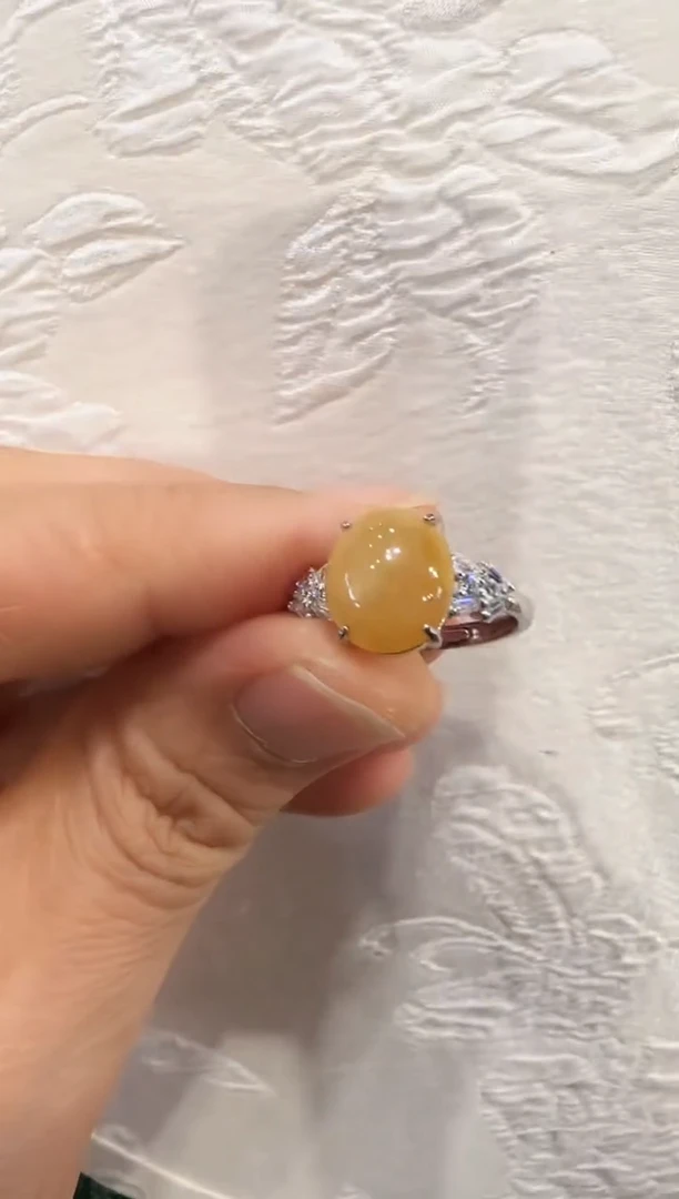 翡翠银S925镶嵌颈饰国风