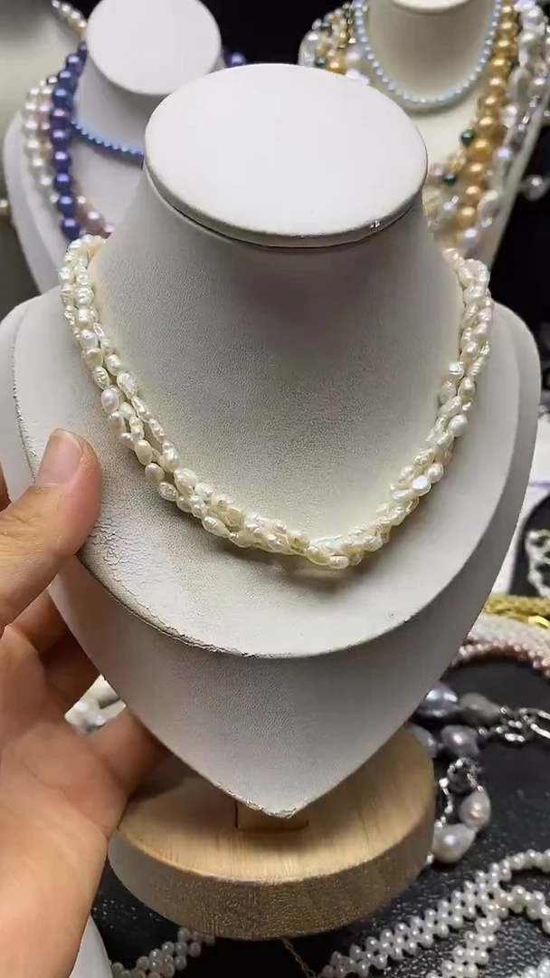 颈饰未镶嵌淡水珍珠多人