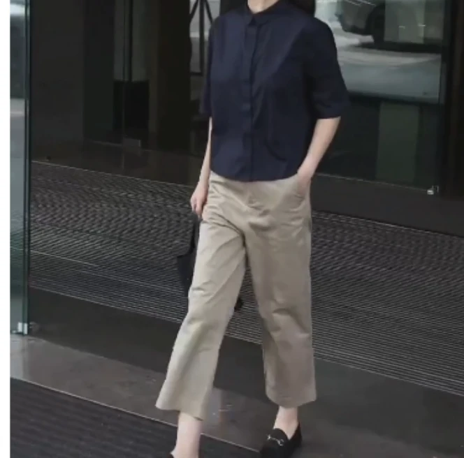 2025夏季新款网红同款洋气韩版潮流时尚上衣休闲裤子韩雅xo-m