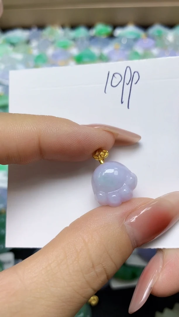 翡翠未镶嵌颈饰 天然缅甸翡翠A货