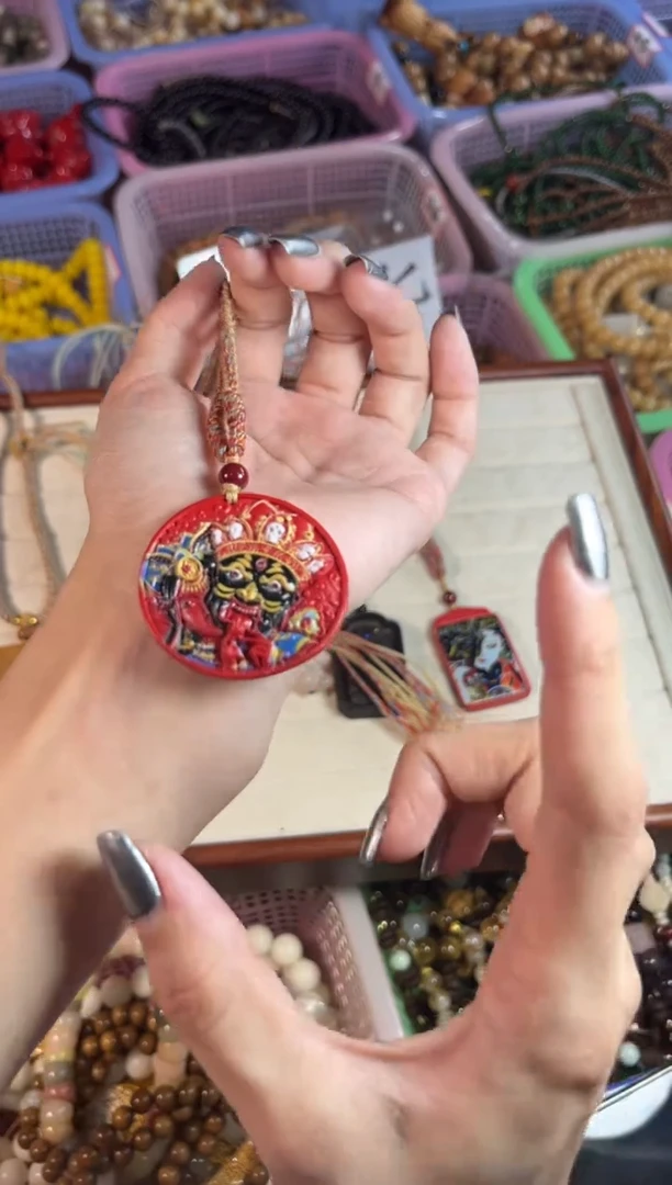 含辰砂工艺品扎基脖挂