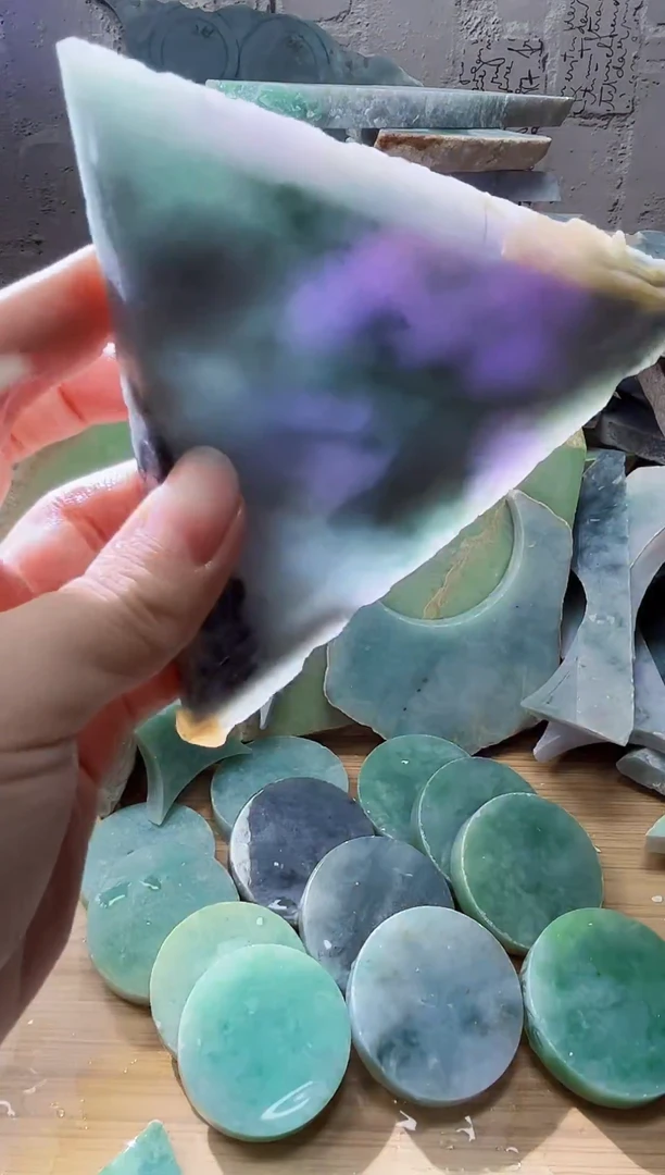 配石翡翠天然翡翠A货017