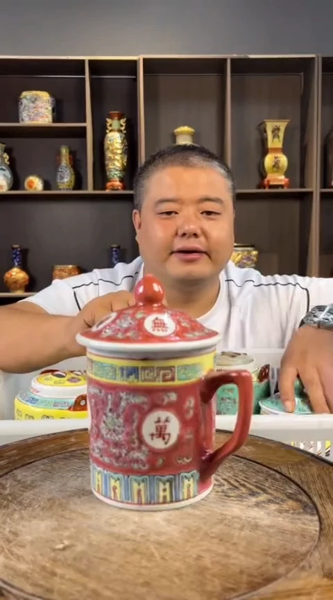 摆件景德镇陶瓷青花摆件14