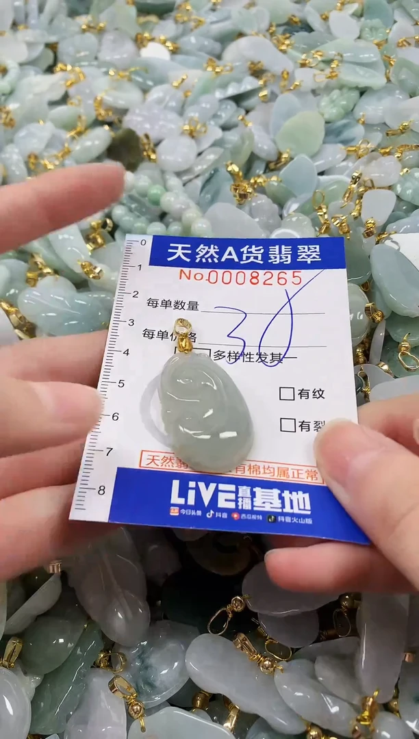 颈饰未镶嵌翡翠天然a货翡翠