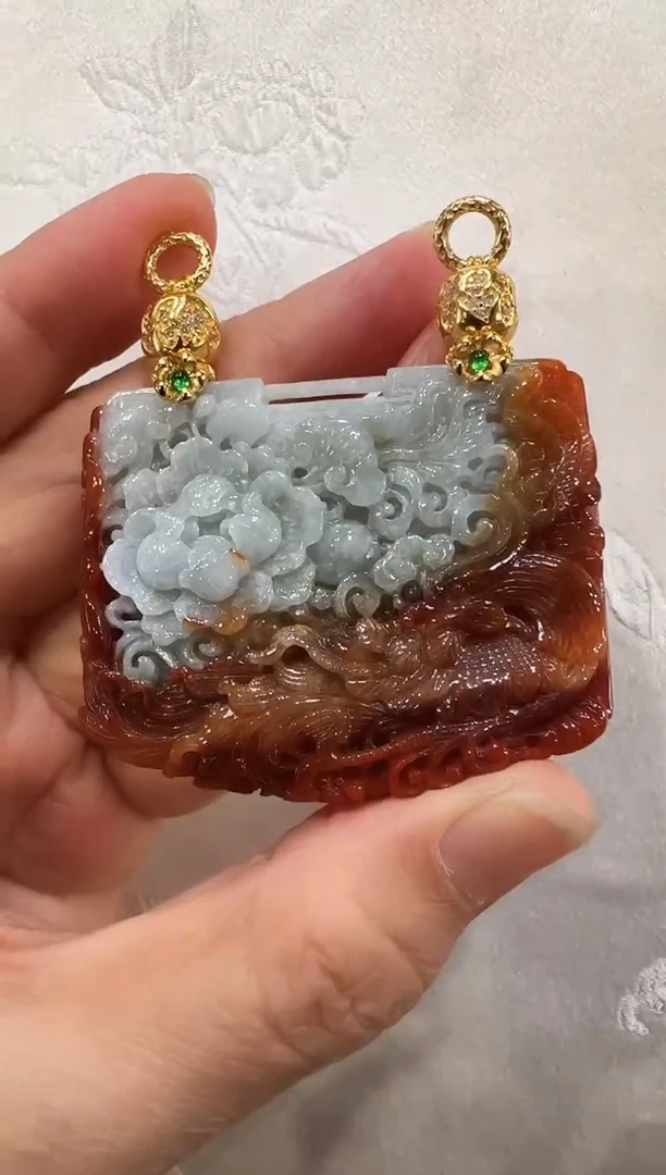 颈饰未镶嵌翡翠国风