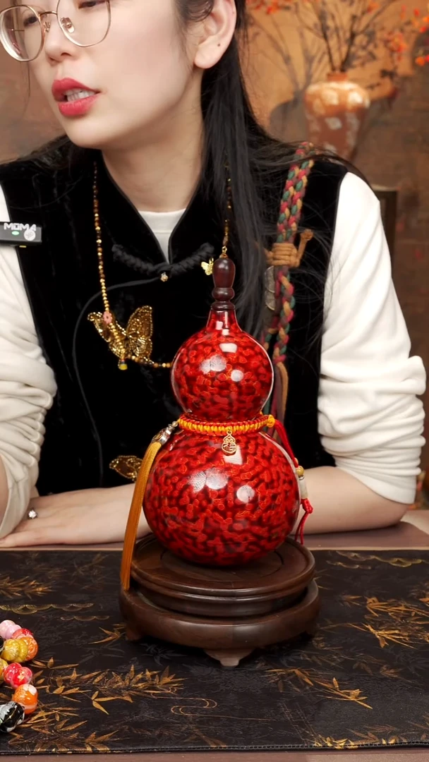 ?**哥69--高端工艺大漆酒葫芦--2388