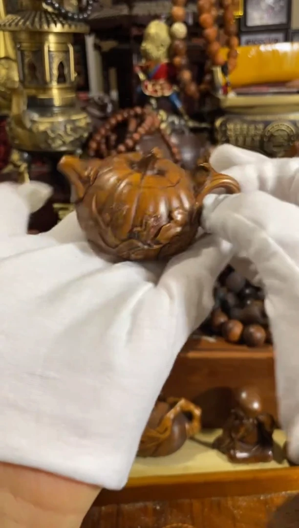 小叶黄杨小件南瓜壶