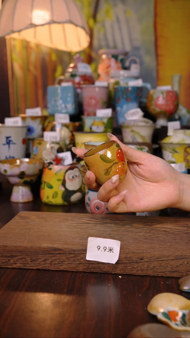 摆件泥垚手作 景德镇手工手绘器物