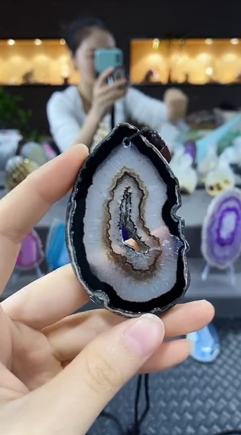 未镶嵌颈饰玛瑙/玉髓田****9玛瑙