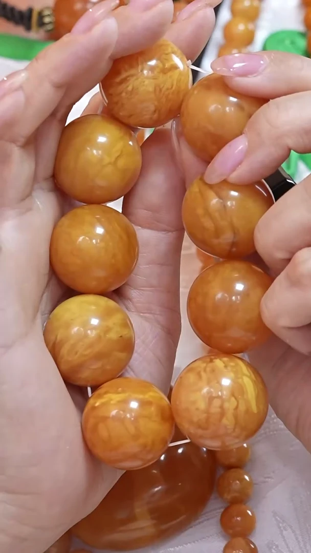 蜜蜡颈饰未镶嵌8936天然蜜蜡珠宝奇石云端妖孽全部保真