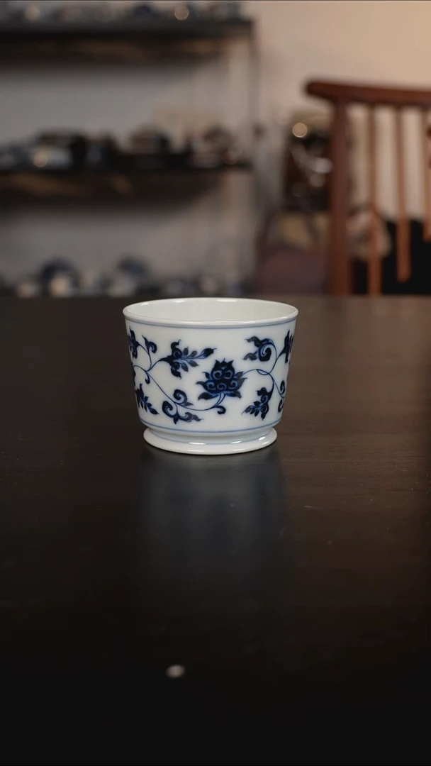 广琛公柴窑直口杯