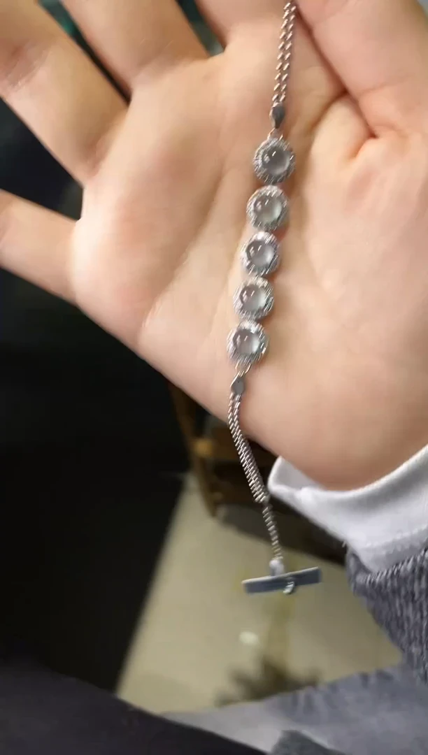 银S925镶嵌戒指翡翠358385