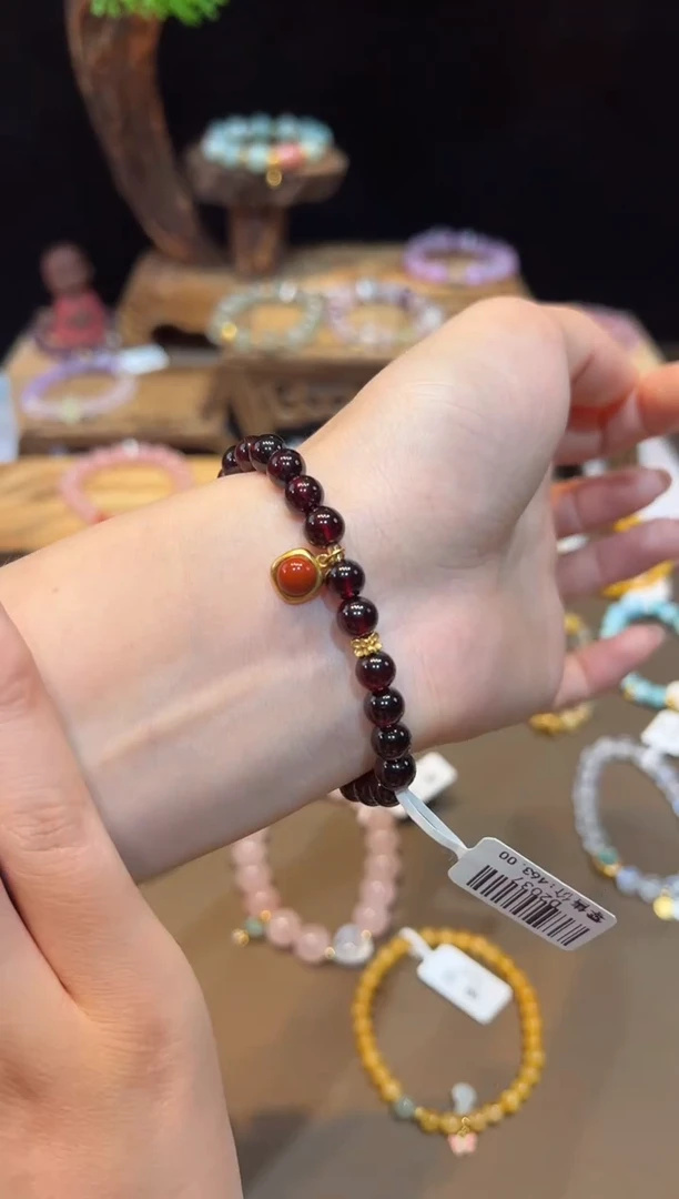 手链未镶嵌石榴石手饰@@