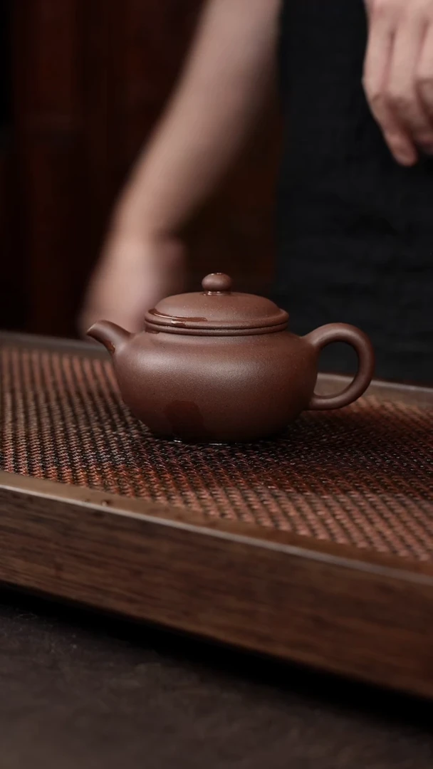 茶壶紫砂紫泥永福莲子
