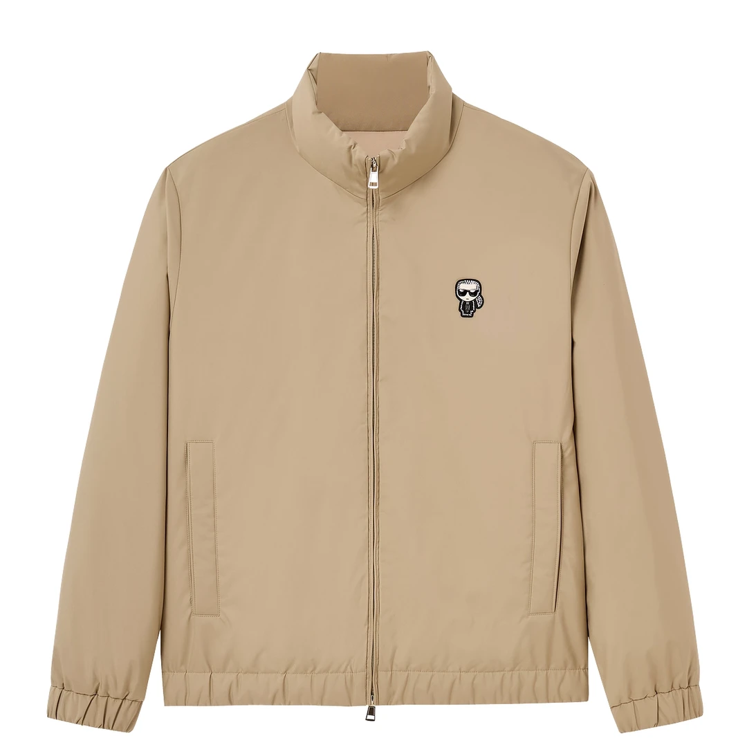 【官方男装】KARL LAGERFELD卡尔拉格斐25短款轻薄羽绒服M26Y4003