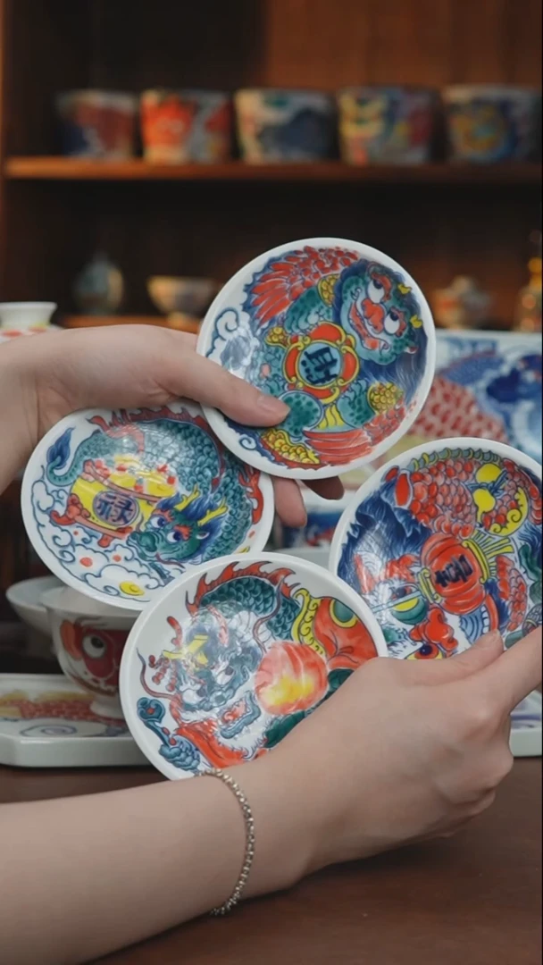 4个杯垫 昨明陶瓷福利价
