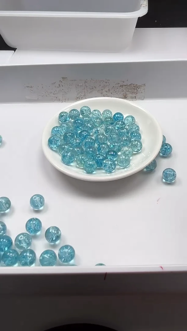 颈饰未镶嵌水晶W1705海蓝宝阿赛12mm*10颗