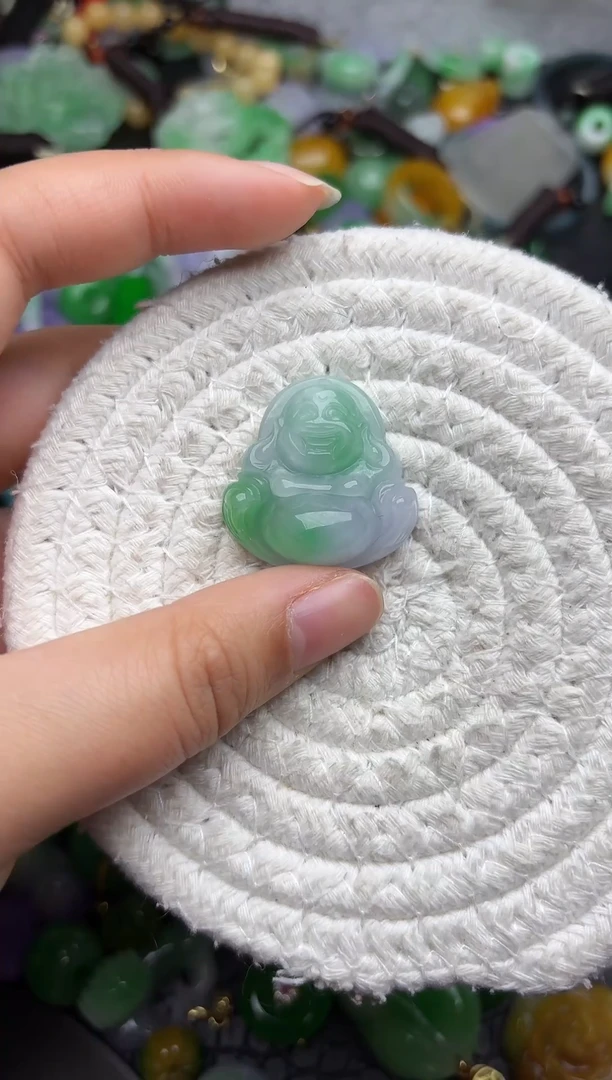颈饰未镶嵌翡翠缅甸翡翠吊坠