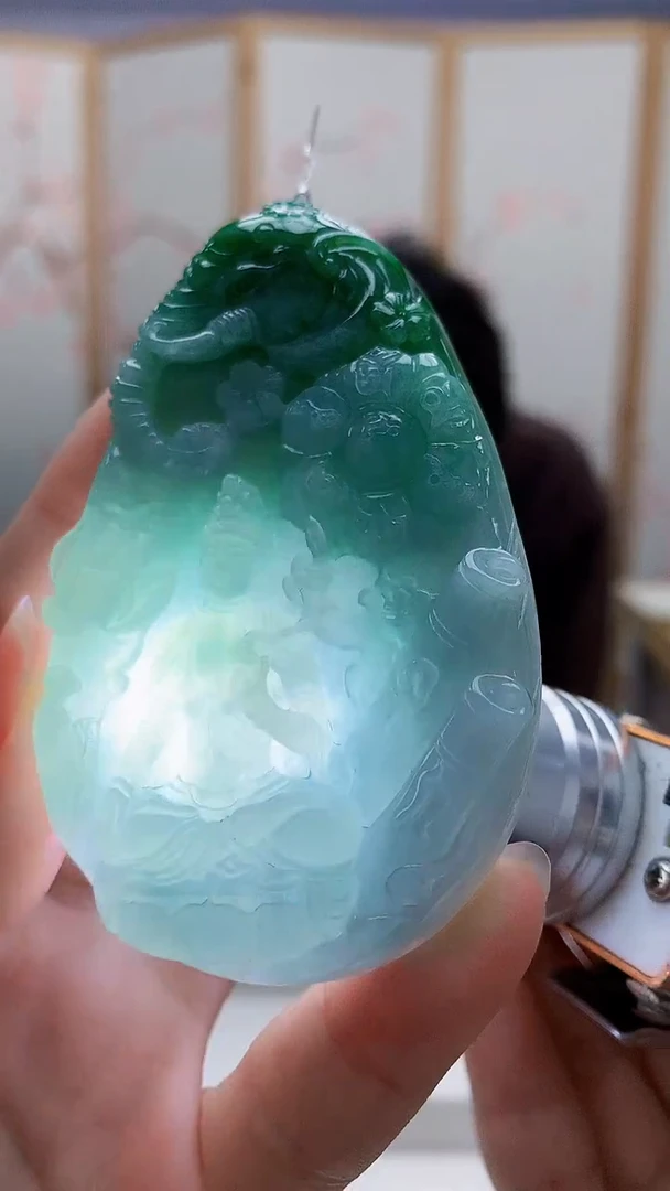 未镶嵌定制翡翠5145ry-毛货挂件63