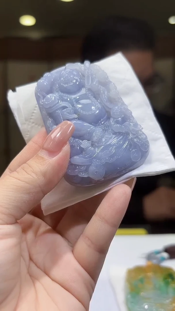 未镶嵌定制翡翠肉*。17/1228/C/佛