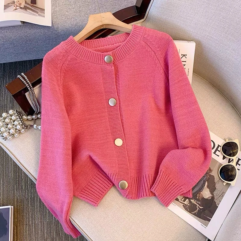 网红时尚慵懒风长袖针织衫Z00412