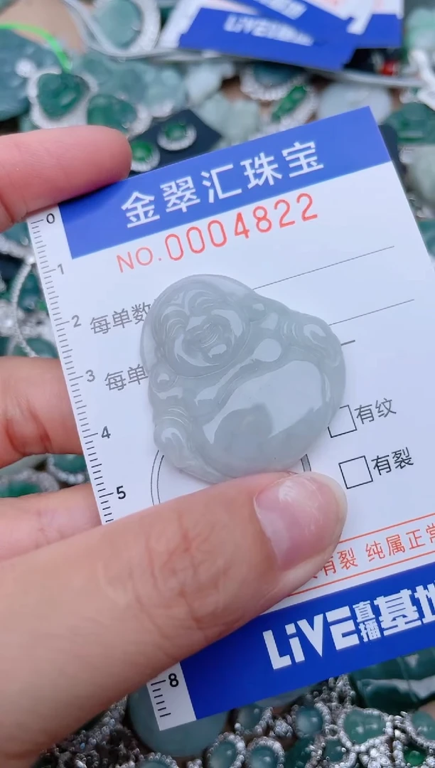 翡翠未镶嵌颈饰4822..........1