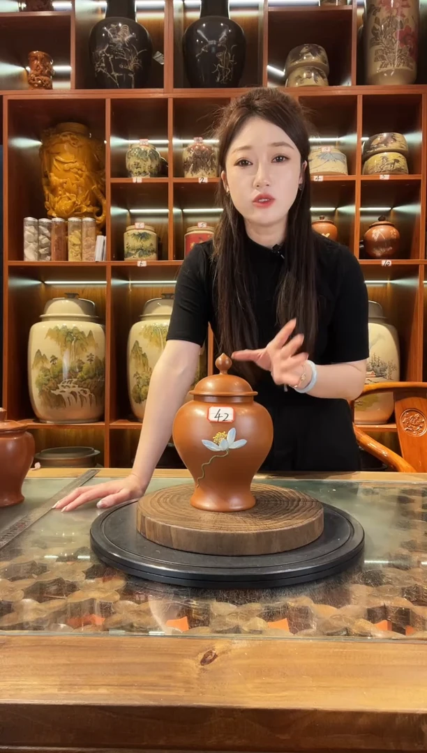 罐云南建水紫陶复烧小茶罐@42