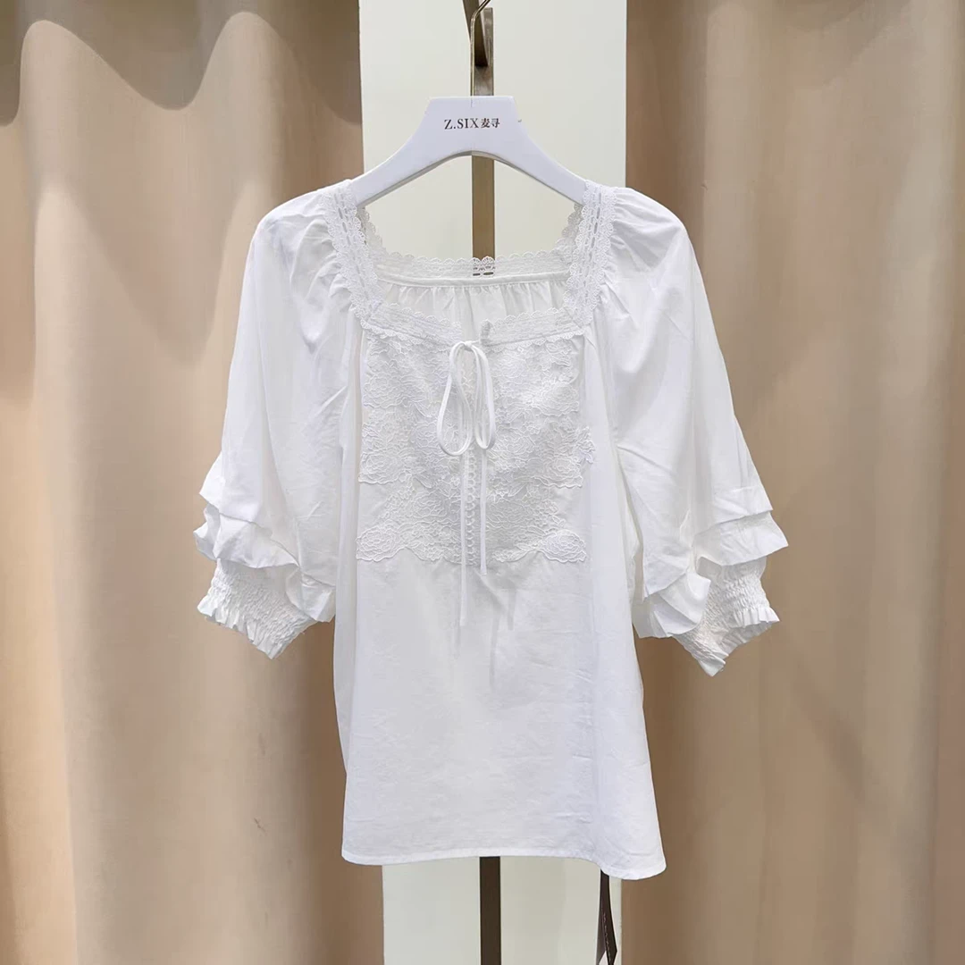 麦寻XSMDS01A百搭修身短款显瘦V领短袖T恤女辣妹上衣