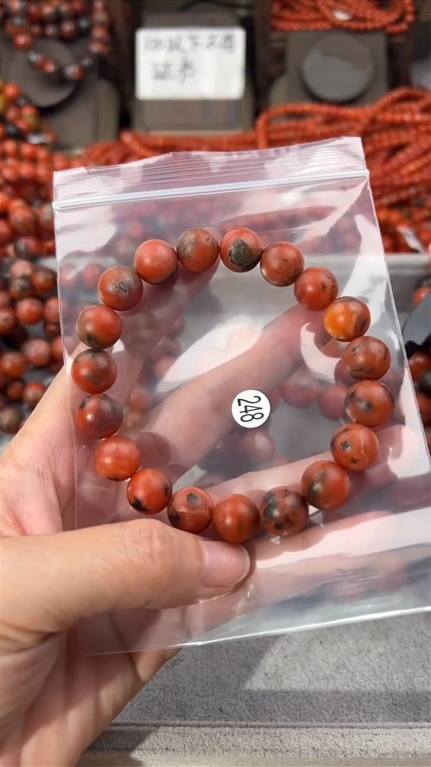 南红玛瑙手串未镶嵌11