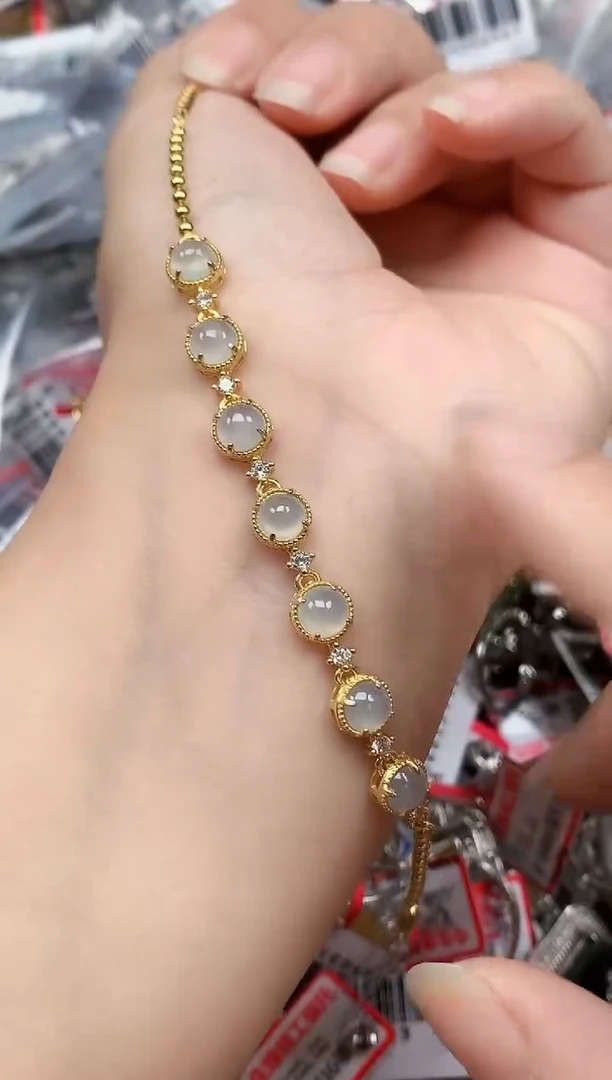 银S925镶嵌戒指翡翠天然A货缅甸翡翠
