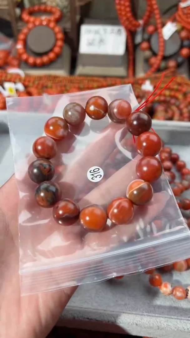 【闪购商品】南红玛瑙手串未镶嵌15