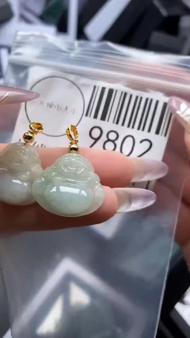 吊坠(不含链)未镶嵌翡翠9802