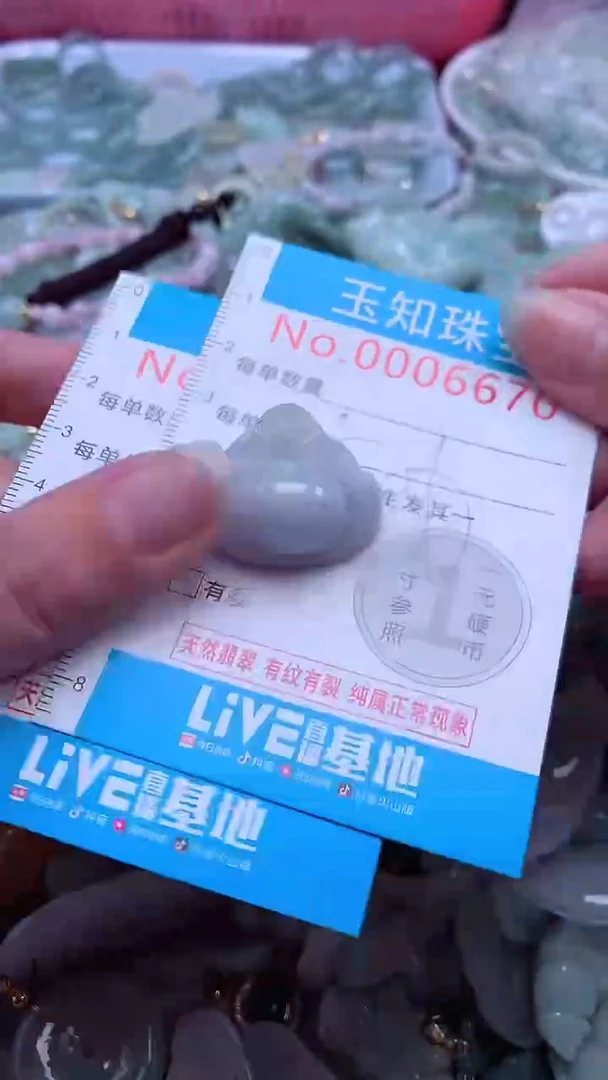 翡翠未镶嵌吊坠(不含链)6670