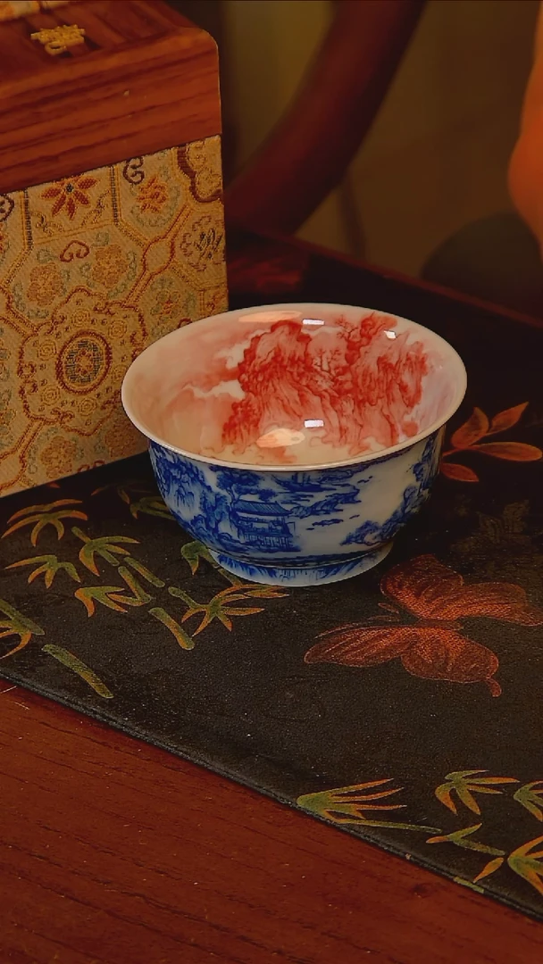 杯吉*手工手绘杯杯很美丽