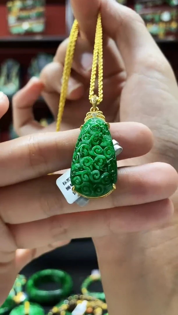 颈饰未镶嵌翡翠翡翠吊坠