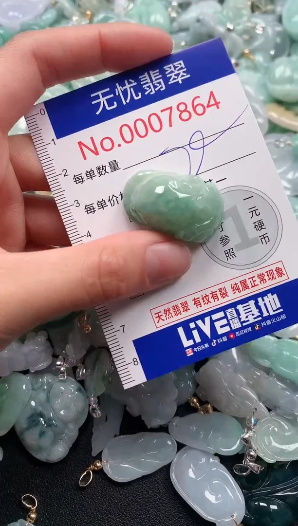 吊坠(不含链)未镶嵌翡翠7864