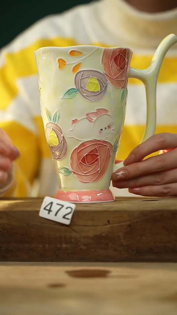 【闪购商品】瓷片设计师手作款 落单咖啡杯