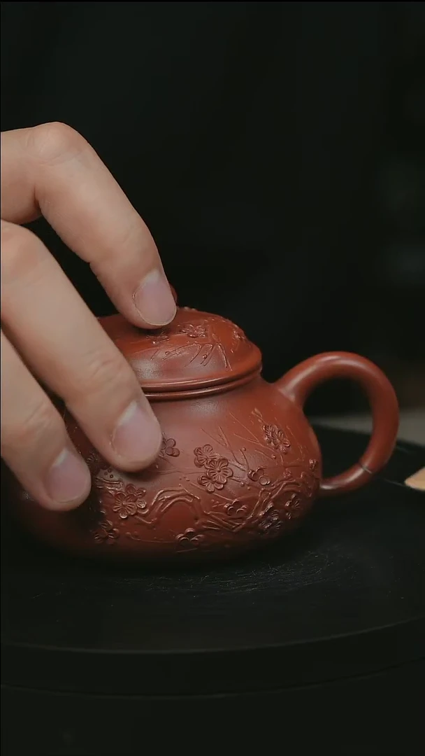 茶壶紫砂小**量H1507陈春芬梅花小容天