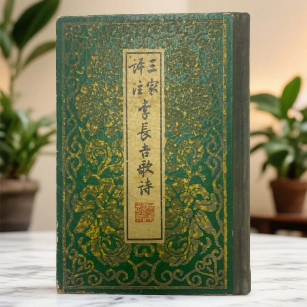 9新  三家评注 李长吉歌诗1959年一版一印D