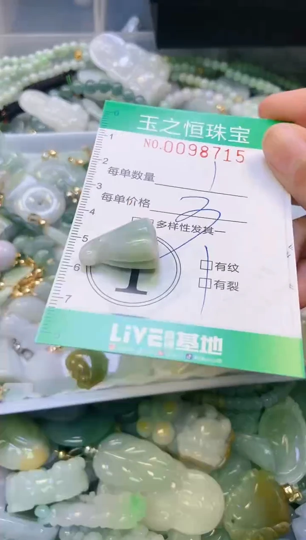 翡翠未镶嵌颈饰闪购0098715