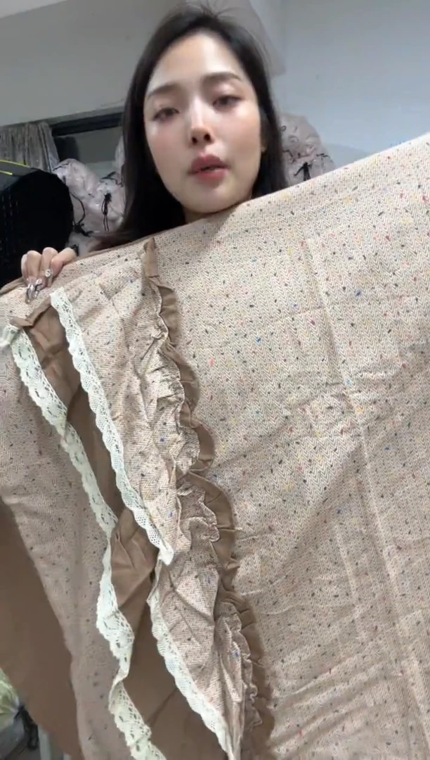 棉牛奶绒标准尺寸 双层纱 三件套  280