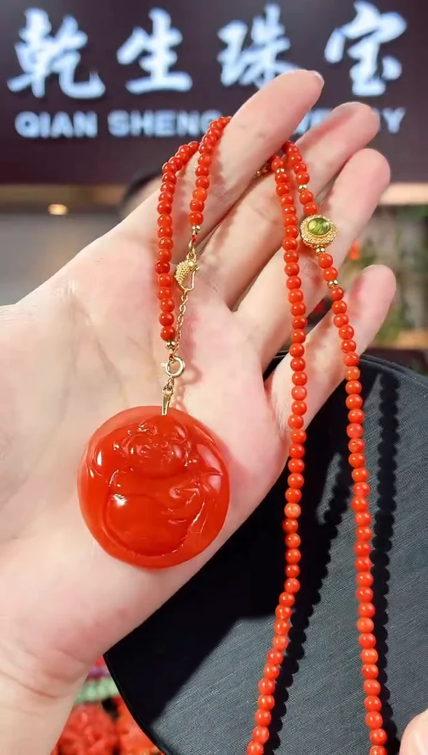 套链未镶嵌南红玛瑙956